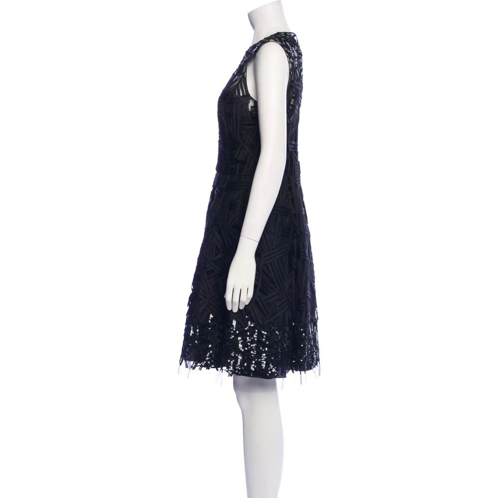 Oscar de la Renta Silk A-Line Dress Size 2 - Picture 5 of 6